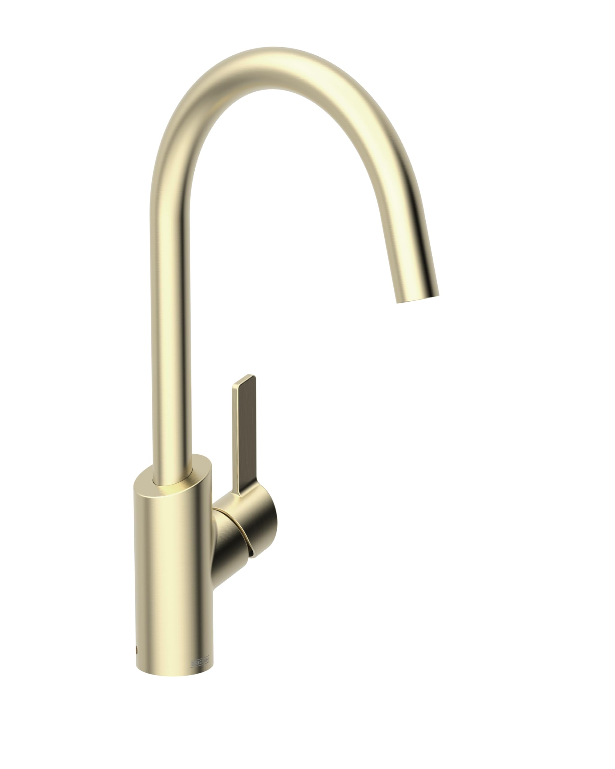 Bristan Maple Kitchen Tap - Swivel spout, eco Start, Single Lever EasyFit Brushed Brass Kitchen Sink tap, MPL EFSNK BB