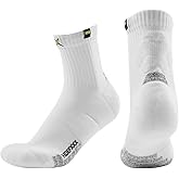 HideFxxx Basketball Socks for Men, Performance Cushioned Men's Athletic Low Cut Socks, Anti-slip Sports Socks