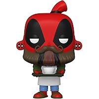 Amazon Com Pop Marvel Deadpool 30th Deadpool In Cake Multicolor Standard Funko Toys Games