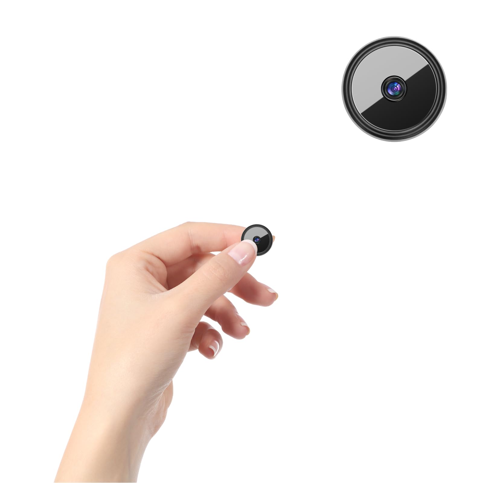 rfawkng 1pcs only 0.9 inch hidden camera with audio/video mini small spy home indoor night vision mo
