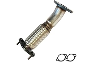 Stainless Steel Northeastern Exhaust-Front Flex Pipe fits: 2003-2009 Ford Focus 2.0L Automatic Transmission-Includes Gaskets