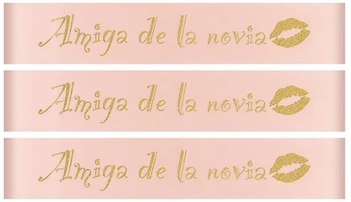 3pcs Bridal Shower Accessories Spanish Band Bride Friend (3)