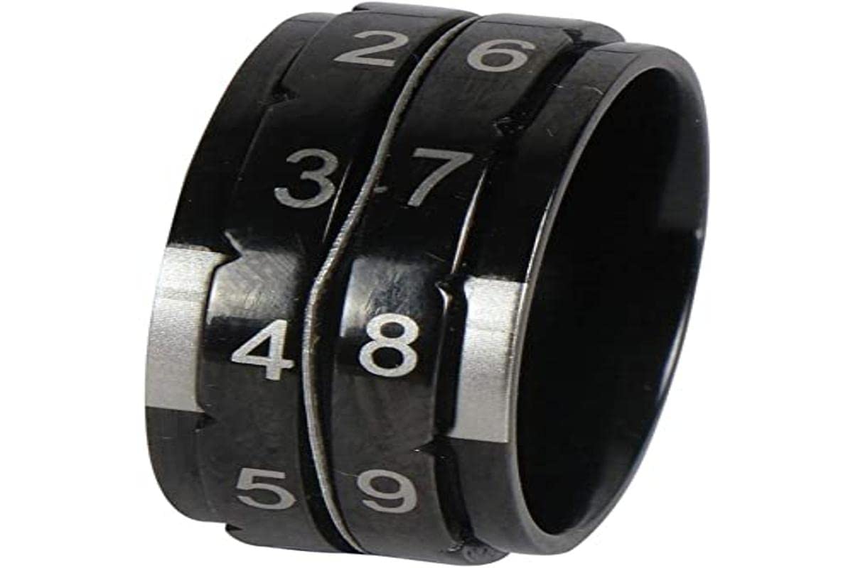 KnitPro KP10866 Row Counter Ring Size 8, Assorted