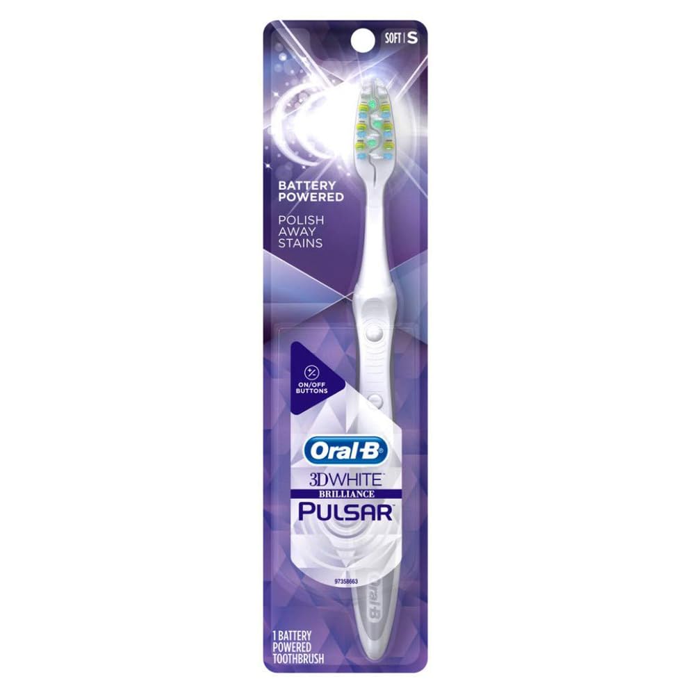 Oral-B Oral-B Pulsar 3D White Advanced Vivid Toothbrush 35 Soft, 35 Soft each