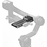 SMALLRIG Quick Release Plate Adapter for Manfrotto for DJI RS 4 / RS 4 Pro / RS3 / RS 3 Pro/RS 2 / RSC 2, Included Quick Release Base, HawkLock H38-4638