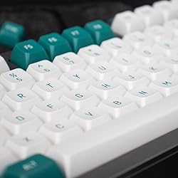 Mintcaps Dark Green White Keycaps Set 150 Keys MSA