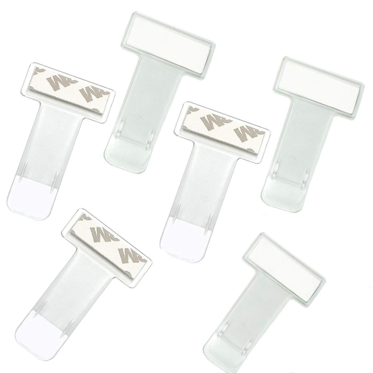 Yongbest Plastic Car Windscreen Parking Ticket Holder,6 Pcs Car Ticket Holder Windscreen Note Holder Clip for Car Pass Holder