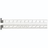 Starrett Spring Tempered Steel Rule with Satin