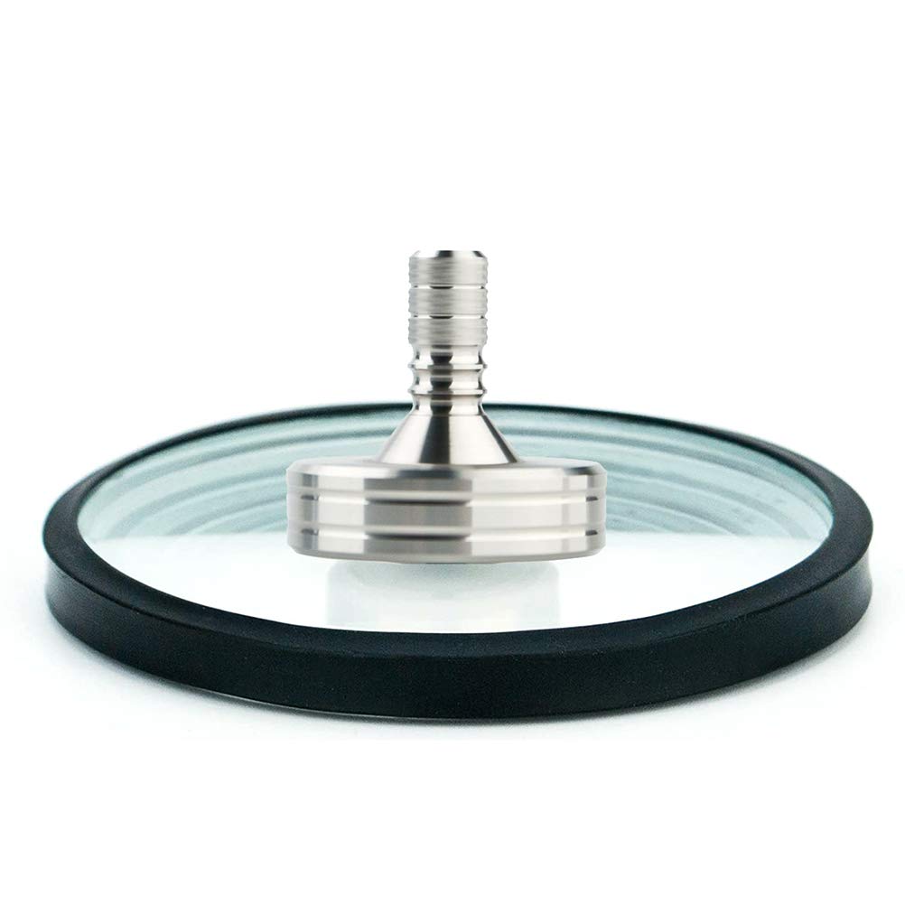Metal Spinning Top Decompression Toy Precision Gyroscope Kill Time Anti-Gravity Balance Toy For Visual Allusion Office Decompression Anxiety Relief Aluminum