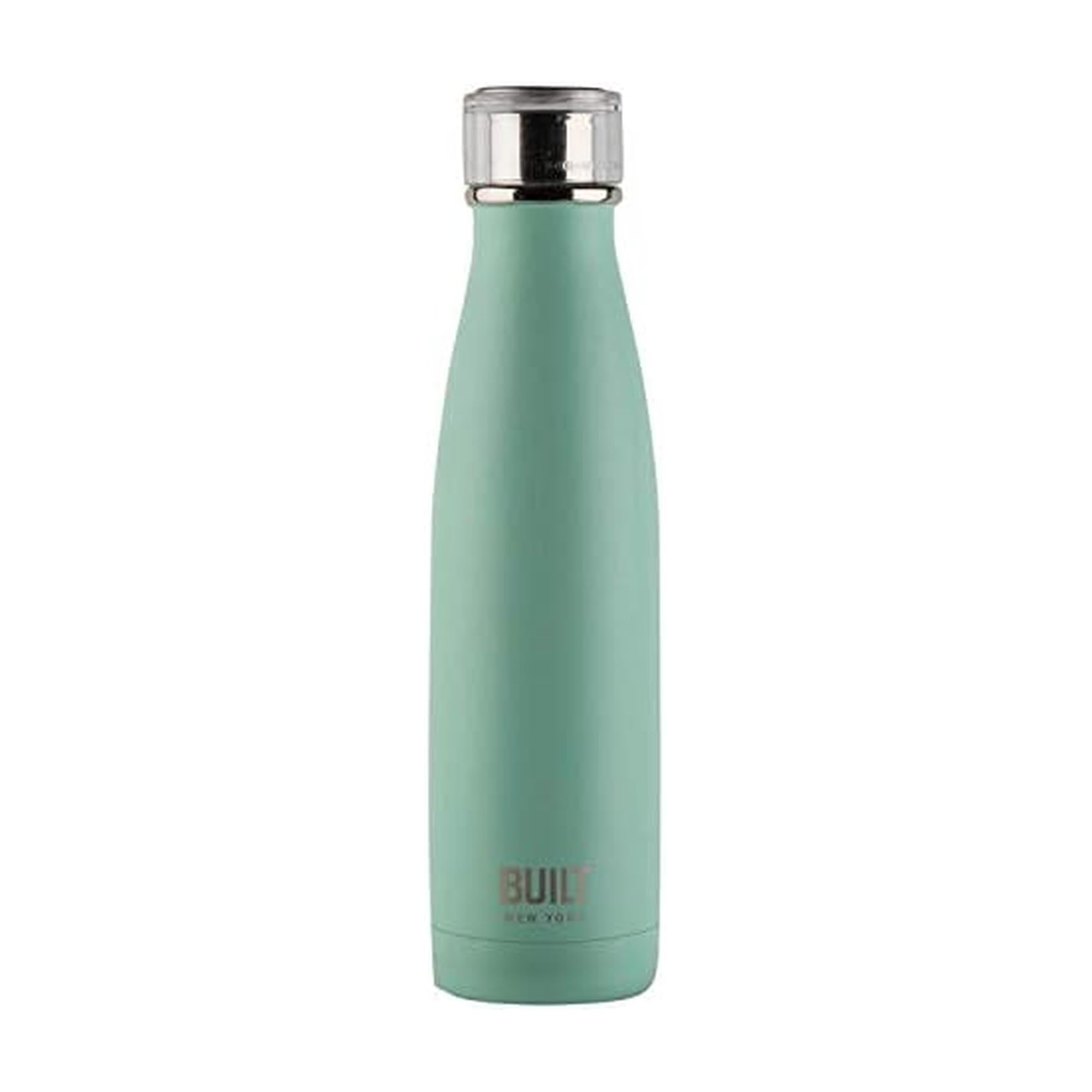 Built 5193232 Perfect Seal Double-Walled Insulated Stainless Steel Water Bottle, 480 ml, Mint โ image 1