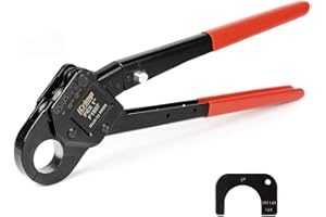 IWISS iCrimp Angle Head F1807 PEX Pipe Crimping Tool for Copper Rings - 1-inch Angle Single Crimper, Suitable for Tight Spaces