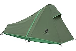 GEERTOP Ultralight Bivy Tent for 1 Person 3 Season Waterproof Single Person Backpacking Tent for Camping Hiking Backpack Travel Outdoor Survival Gear