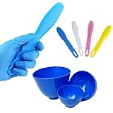 Denfactory 3pcs/Set Lab Rubber Mixing Bowl Plastic