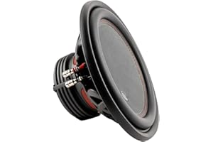 Alphasonik NSW412 Neuron 400 Series 12” 1500 Watts Max / 500 Watts RMS Dual 4 Ohm Car Subwoofer w/High Grade Magnet Non Pressed Paper Carbon Stitched Cone Cooling Rings System Speaker Bass Sub Woofer