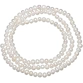 Freshwater Pearl Beads 2-3mm White Cultured Loose Beads for DIY DIY Gemstone Beads Bracelet Jewlry Making 15 Inch/Strand