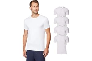 32º DEGREES 32 Degrees Mens 4 Pack Cool Crewneck T-Shirt | Anti-Odor | Quick Drying | 4-Way Stretch