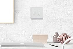 OKAWYC Double Toggle Light Switch Cover Belaire