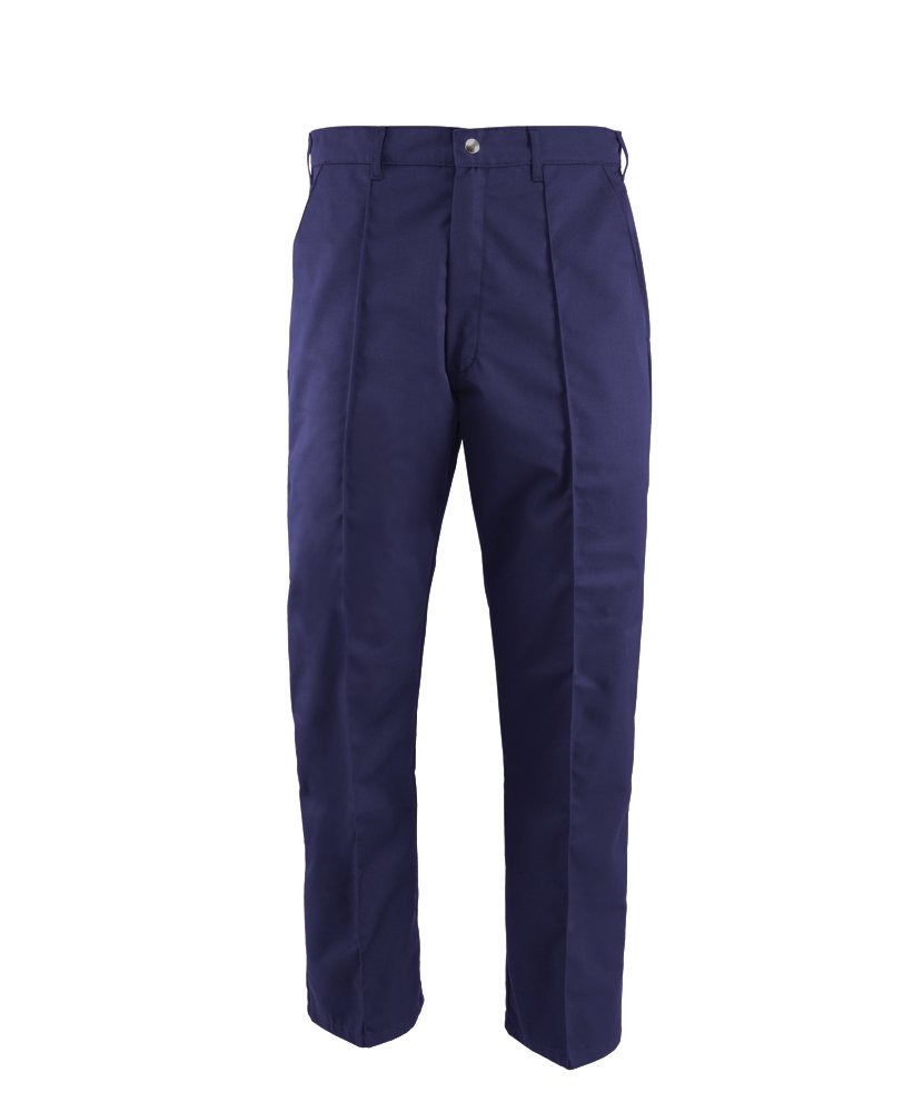 Bioguard AL-AM34SN-96R Series AL-AM34 Men's Anti-Microbial Trouser, Plain, Regular, Size 96 cm, Waist 38", Sailor Navy