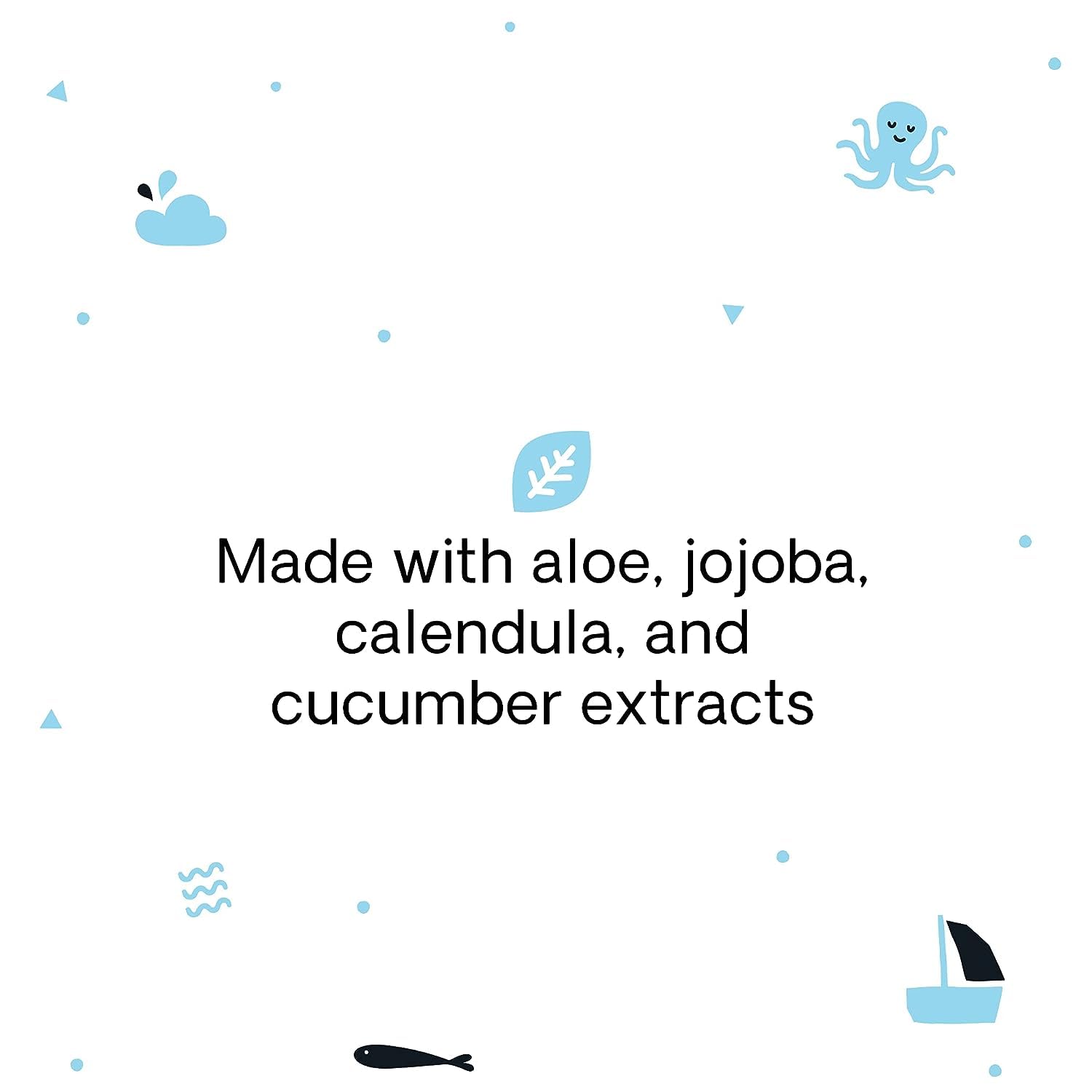 Hello Bello Shampoo and Body Wash, Gentle Hypoallergenic Formula for Babies and Kids, Vegan and Cruelty-Free, Fragrance Free, 10 fl oz