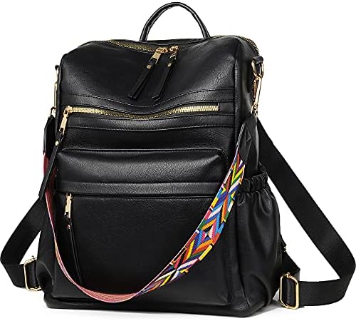 Fashion PU Leather Backpack Purse Tassel Designer Large Casual Daypack Shoulder UTO Women main image 3