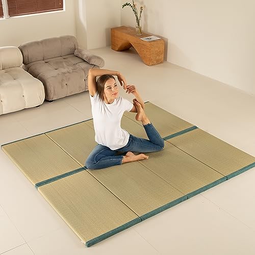 MustMat Japanese Floor Mattress Foldable Tatami Mats Folding Tatami