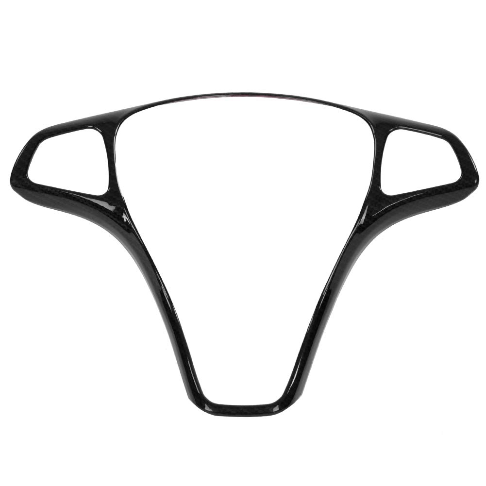 Steering Wheel Button Frame, Car Carbon Fiber Style Steering Wheel Button Frame Trim for Vito W447 2014-2017