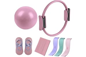Pilates Essential Kit, Pilates Ring and Ball Set, at Home Pilates Equipment