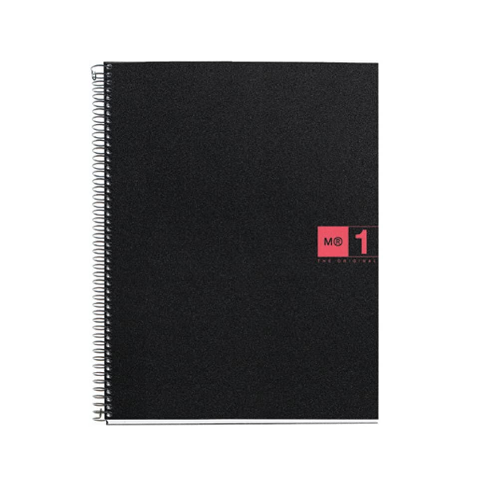 Miquel Rius A4 Polypropylene Cover Notebook of 80 Pages - Black
