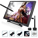 Ugee 1910B Interactive Pen Display Drawing Monitor Graphics Tablet 19 Inch LCD Screen with 2 Pens,1 Protector Film and 1 Glove