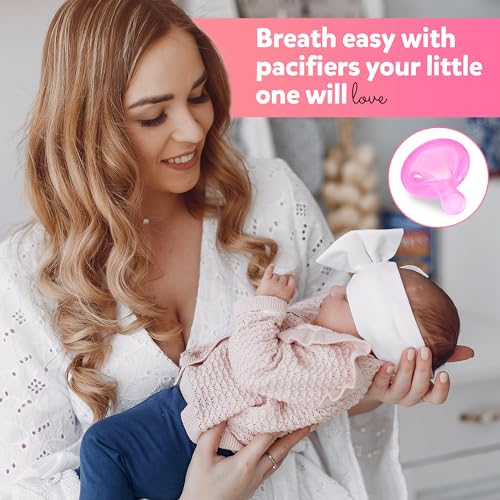 Natural BreastLike Baby Pacifier Wide BreastShaped Newborn
