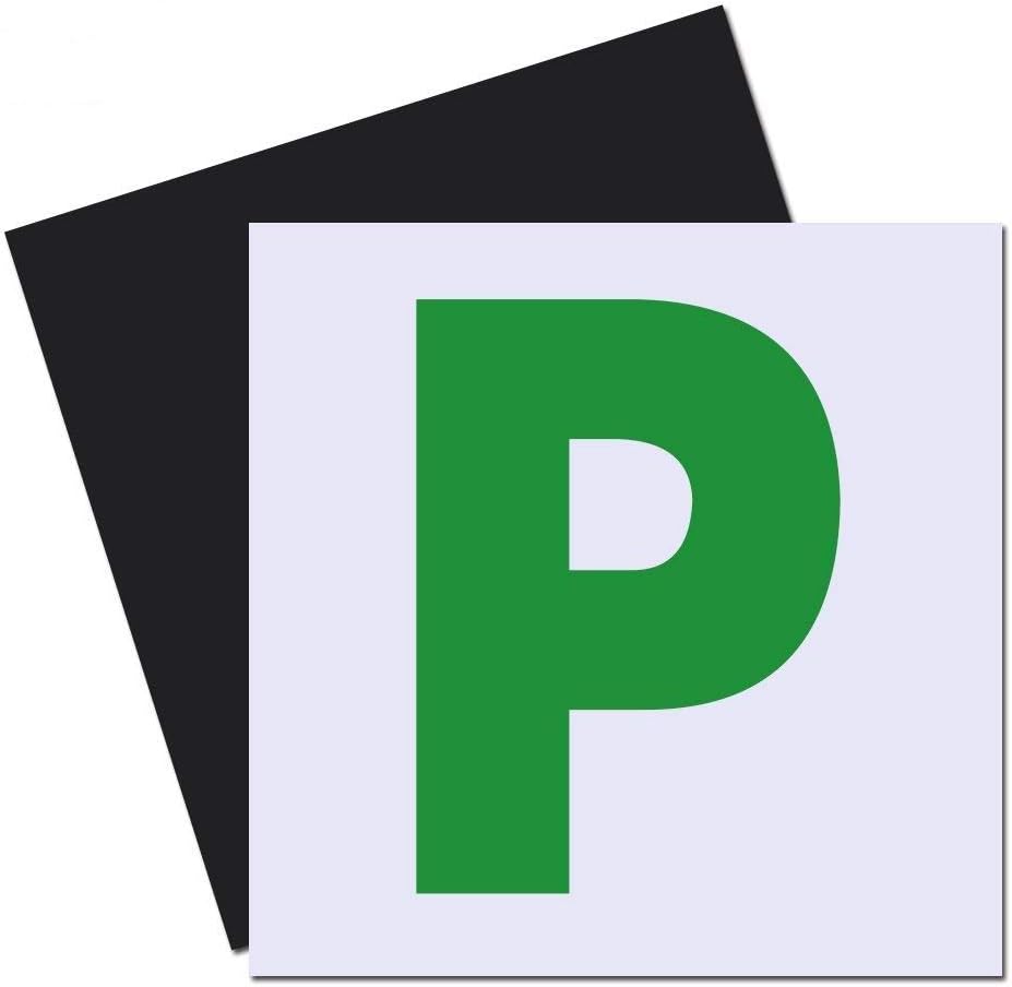 Onarway Fully Magnetic P Plates 2 Pack for Steel Cars UK Government Approved