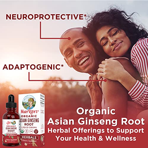 MaryRuth Organics Ginseng Ginseng Root Asian Ginseng Supplement