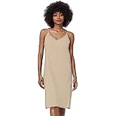 BEAUZSUZSANA Women Dress Slips for Under Dresses 100% Cotton Full Slip with Adjustable Spaghetti Strap V Neck
