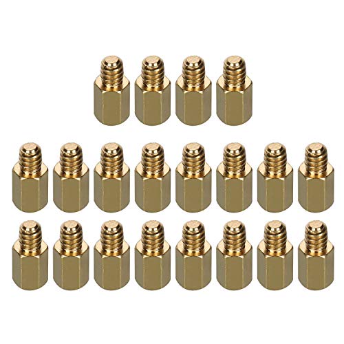 HanTof 632 Brass Motherboard Standoffs,ATX Case Standoffs, ATX