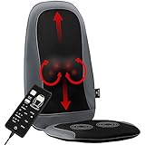 Gideon GD-MSG-CS2 Luxury Six-Program Customizable Massaging Cushion With Heat/Shiatsu Deep Kneading, Rolling And Vibrating, Massage Full Back, Upper Back, Lower Back Or Pinpoint Precise Massage Spot