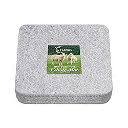 FCENDS Needle Felting Mat, 100% Natural Wool