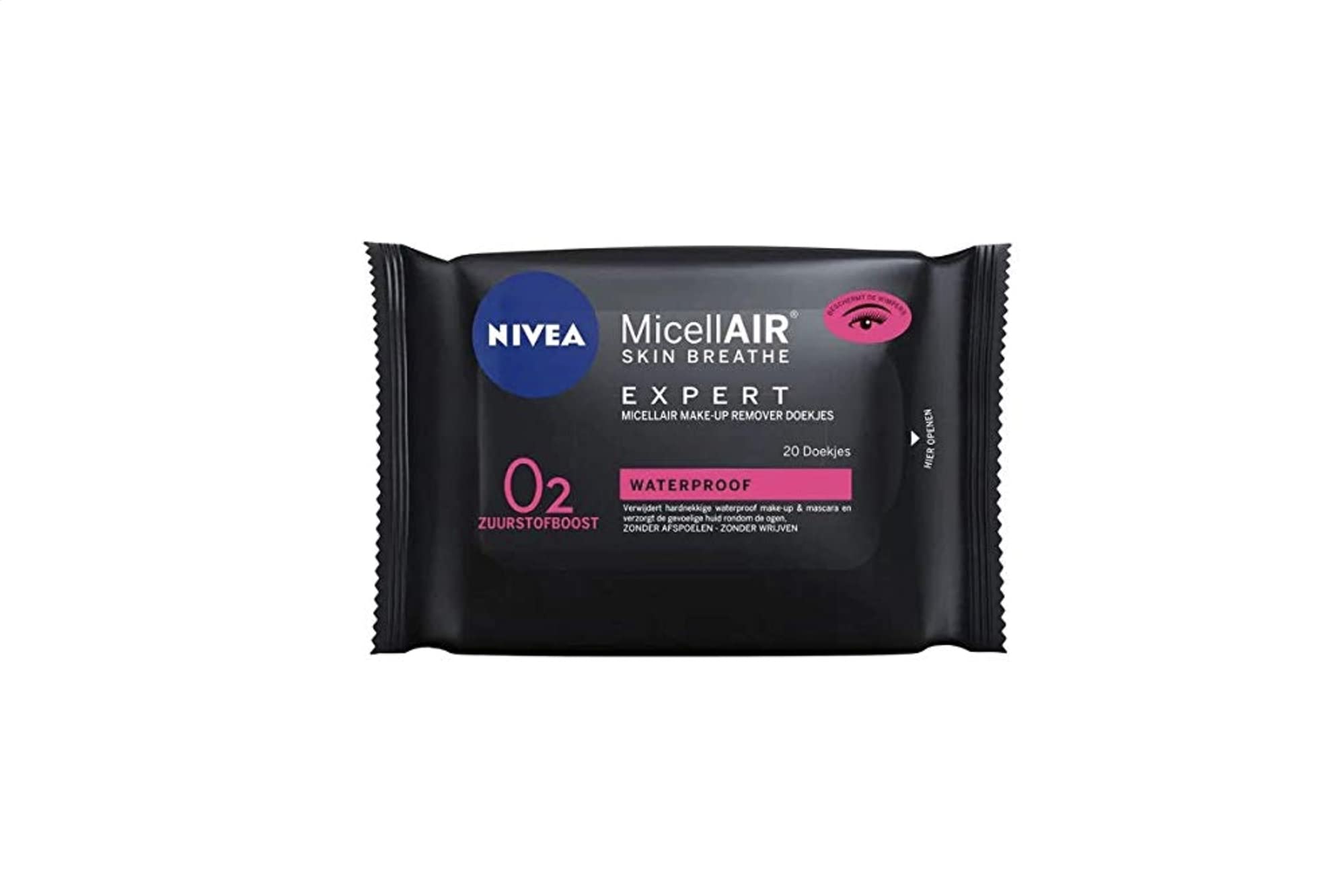 Nivea Micellar Skin Breathe Professional Cleaning Wipes, 125 g
