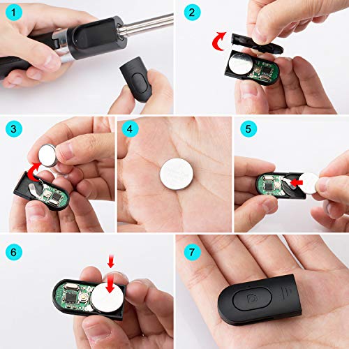 Selfie Stick Tripod,Extendable Bluetooth Selfie Stick with Wireless Remote,Compatible with iPhone 11/11 pro/X/8/8P/7/7P/6s/6,Samsung Galaxy S9/S8/S7/Note 9/8 More