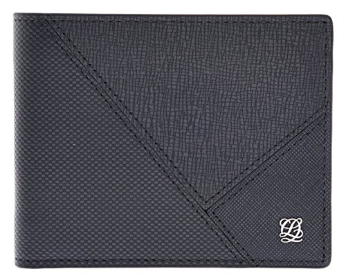 Lq Louis Quatorze Mens Cow Leather Bifold Wallet Gray Sl3ah26ga