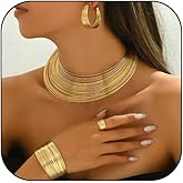 Titayen Gold Jewelry Set for Women African Jewelry Sets Africans Choker Necklace Sets Statement Set Jewelry