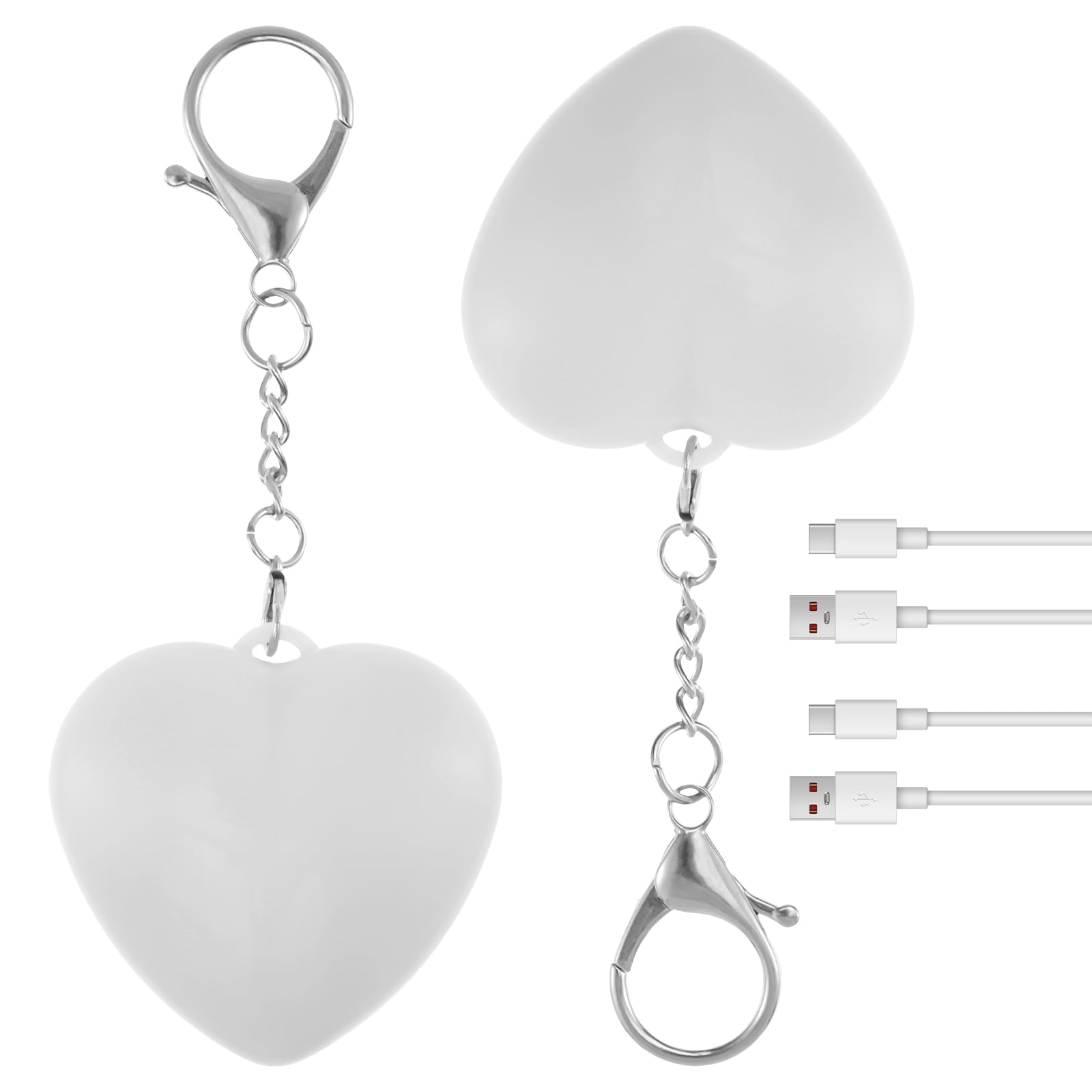 Photo 1 of LYIYEYAN 2Pcs Purse Glow Heart Light, LED Automatic Sensor Purse Lamp, Mini Touch Activated Handbag Lamp, Portable Handbag Night Light for Women Girls (Heart)