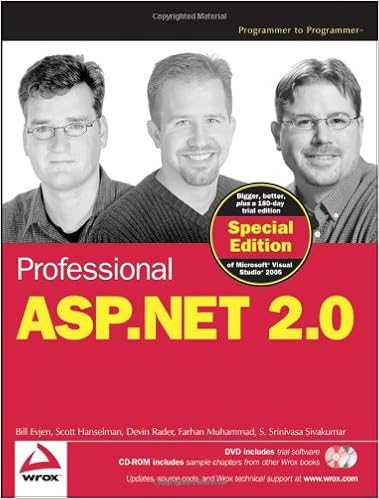 Professional Asp Net 2 0 Special Edition Evjen Bill Hanselman Scott Rader Devin Muhammad Farhan Sivakumar Srinivasa Amazon Com Books