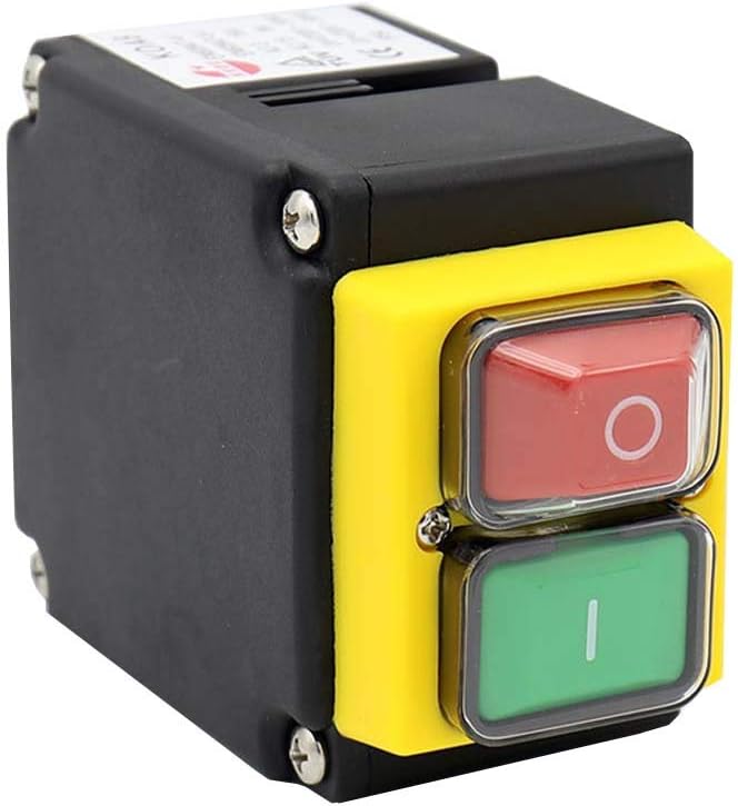 KEDU KOA8 230V 8/16A Wasserdicht Knöpfe Schalter ON-OFF Elektromagnetische Schalter Stromausfall ...