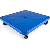 Champion Sports Scooter Board &ndash; Choice of Handles or No Handles, Durable Plastic Scooters for Youth Gym &amp; PE Class, Indoor &amp; Outdoor Play, Non-Marring Wheels, Multiple Sizes &amp; Colors