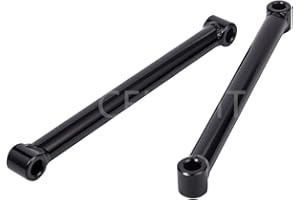 CELOMT 4" Lowering Links Kit Rear Drop Rigid Hardtail Struts Fit for Harley Davidson Sportster 883 1200 + Dyna 10'' Long (Gloss Black)