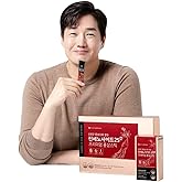 K-Herb Premium Korean Red Ginseng Sticks Liquid Portable Sticks with Korean Red Ginseng Extract No Preservatives (Ginsenoside 25mg 60P)