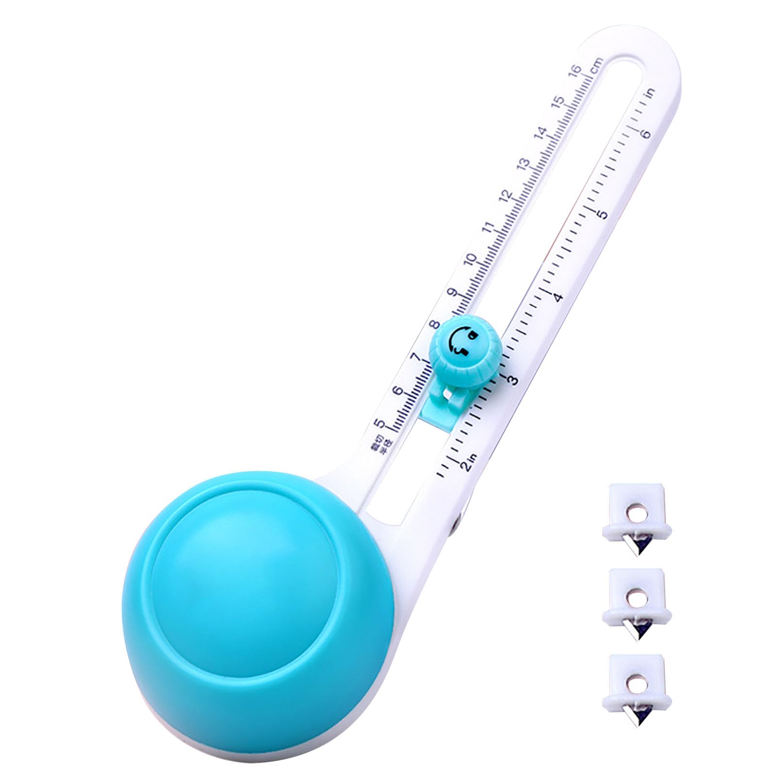 Tissting Circular Cutter 4-12in/10-32cm Adjustable Rotary Tool for Precise Circle Cutting - Ideal for Scrapbooking DIY Crafts Art Projects with Replaceable Blades and User