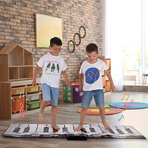 Abcotech Kids Floor Piano Mat Giant Dance Floor Keyboard Sensory Toys