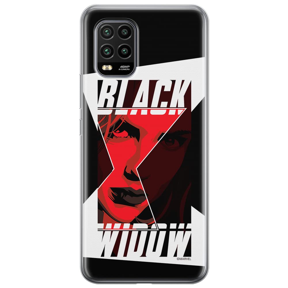 ERT GROUP mobile phone case for Xiaomi MI 10 LITE original and officially Licensed Marvel pattern Black Widow 012 optimally adapted to the shape of the mobile phone, case made of TPU — image 1