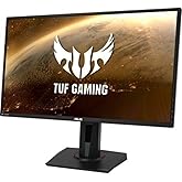 ASUS TUF Gaming 27" 2K HDR Gaming Monitor (VG27AQ) - QHD (2560 x 1440), 165Hz (Supports 144Hz), 1ms, Extreme Low Motion Blur,